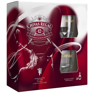 Chivas Regal Whisky 0,7l 40% (dárkové balení 2 skleničky)