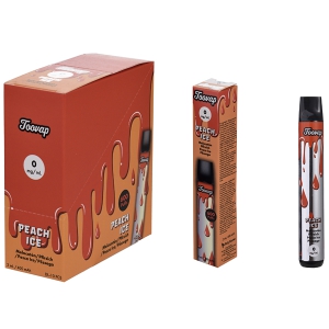 Elektronická cigareta jednorázová Toovap Peach Ice 0mg/ml