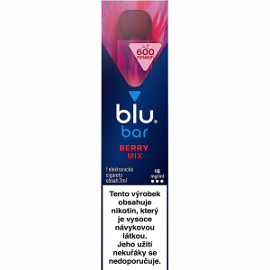 Elektronická cigareta jednorázová Blu Bar Berry Mix 18mg/ml