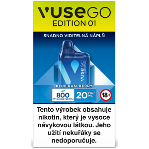 Elektronická cigareta jednorázová Vuse Go Edition 01 Blue Raspberry 20mg/ml Q