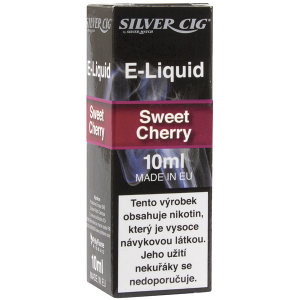 Liquid SilverCig 10ml Sweet Cherry 12mg/ml Q