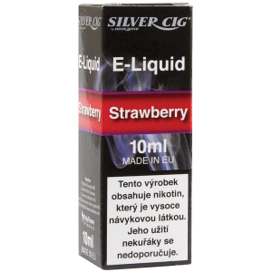 Liquid SilverCig 10ml Strawberry 6mg/ml Q