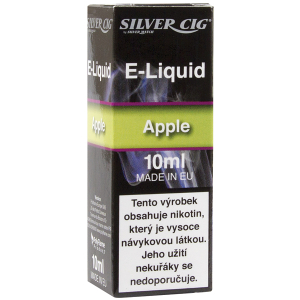 Liquid SilverCig 10ml Apple 6mg/ml Q