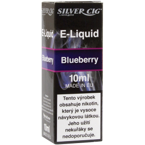 Liquid SilverCig 10ml Blueberry 12mg/ml Q