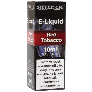 Liquid SilverCig 10ml Red Tobacco 12mg/ml Q