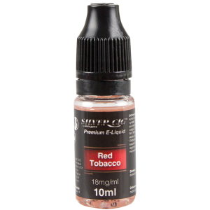 Liquid SilverCig 10ml Red Tobacco 18mg/ml Q