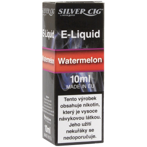 Liquid SilverCig 10ml Watermelon 6mg/ml Q