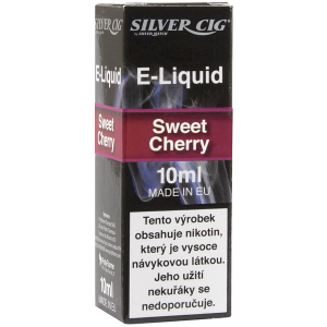 Liquid SilverCig 10ml Sweet Cherry 6mg/ml Q