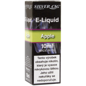 Liquid SilverCig 10ml Apple 12mg/ml Q
