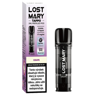 Liquid Lost Mary Tappo Pods 1Pack Grape 17mg/ml Q