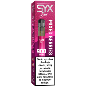 Elektronická cigareta jednorázová Syx Bar 900 Mixed Berries 16,5mg/ml Q
