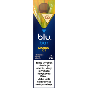 Elektronická cigareta jednorázová Blu Bar Mango Ice 18mg/ml Q