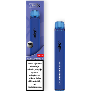 Elektronická cigareta jednorázová Venix Blue Raspberry-X 18mg/ml Q