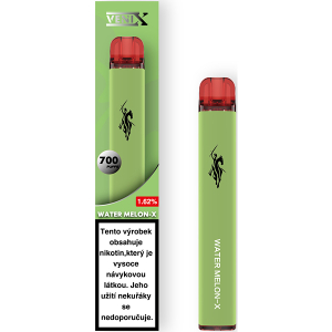 Elektronická cigareta jednorázová Venix Water Melon-X 18mg/ml Q