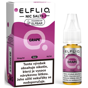 Liquid Elfliq Nic Salt 10ml Grape 20mg/ml Q