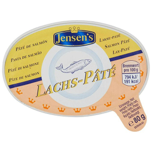 Jensen's Lachs Paté 80g - Paštika lososí