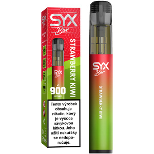 Elektronická cigareta jednorázová Syx Bar 900 Strawberry Kiwi 16,5mg/ml Q