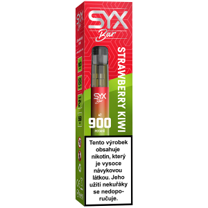 Elektronická cigareta jednorázová Syx Bar 900 Strawberry Kiwi 16,5mg/ml Q