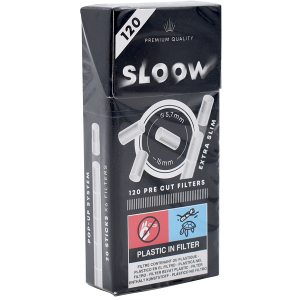 Filtr cigaretový Sloow Extra Slim Pre Cut 120ks